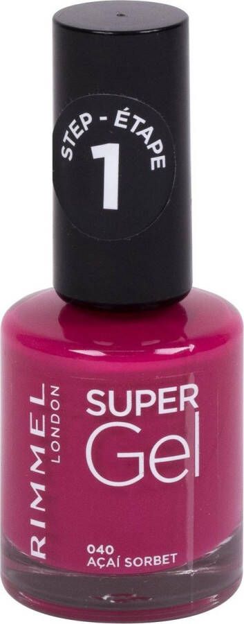 Rimmel London Super Gel Nagellak 040 Acai Sorbet