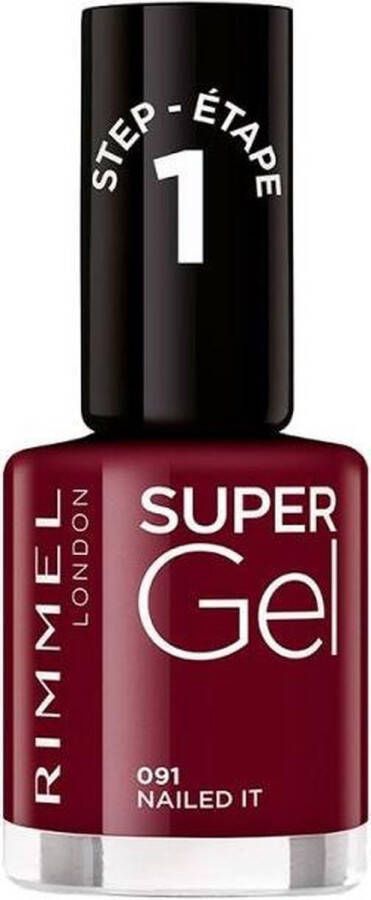 Rimmel London SuperGel nagellak 091 Nailed It Rood