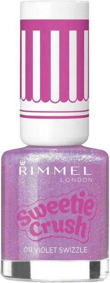 Rimmel London Sweetie Crush Special Effect Nail Colour 011 Violet Swizzle Paars Nagellak