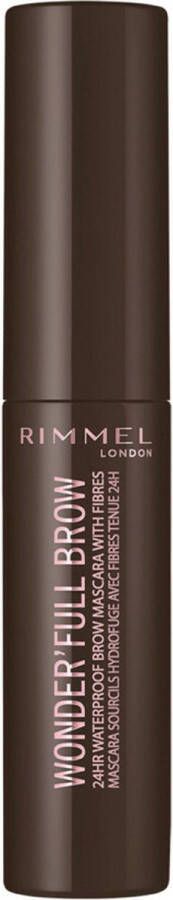 Rimmel London Wonder'full 24 Hour Brow Mascara Wenkbrauwgel 003 Dark brown
