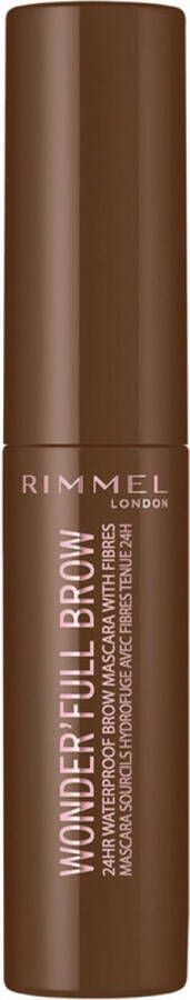 Rimmel London Wonder'full 24 Hour Brow Wenkbrauw Mascara 002 Medium Brown