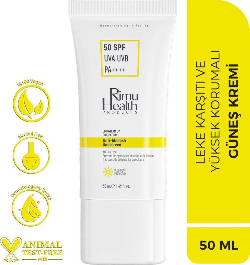 Rimu Health Products Anti-Blemish Sunscreen Long-Term UV Protection