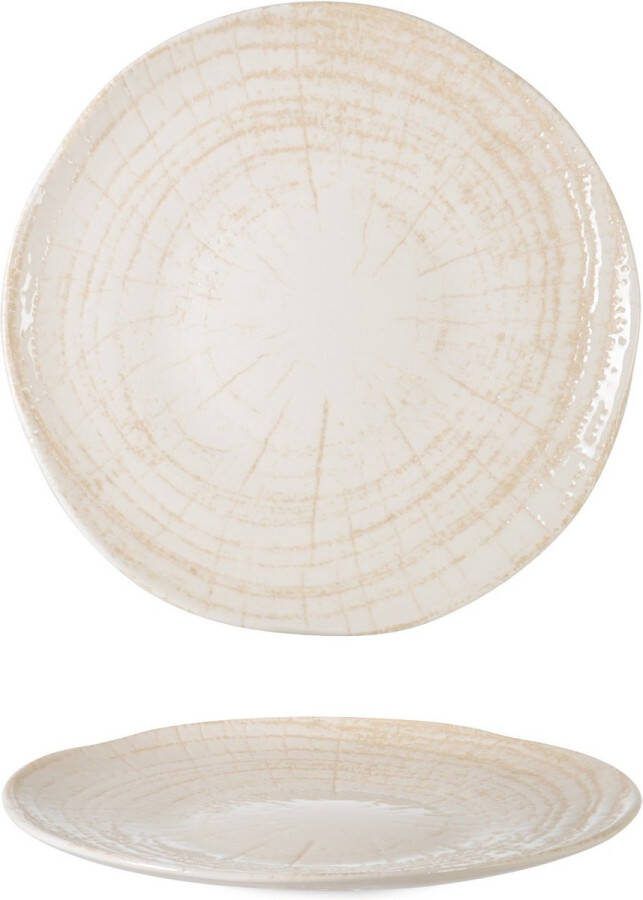 Rinart Dessertbord Paradiso Porselein 23 cm set van 6