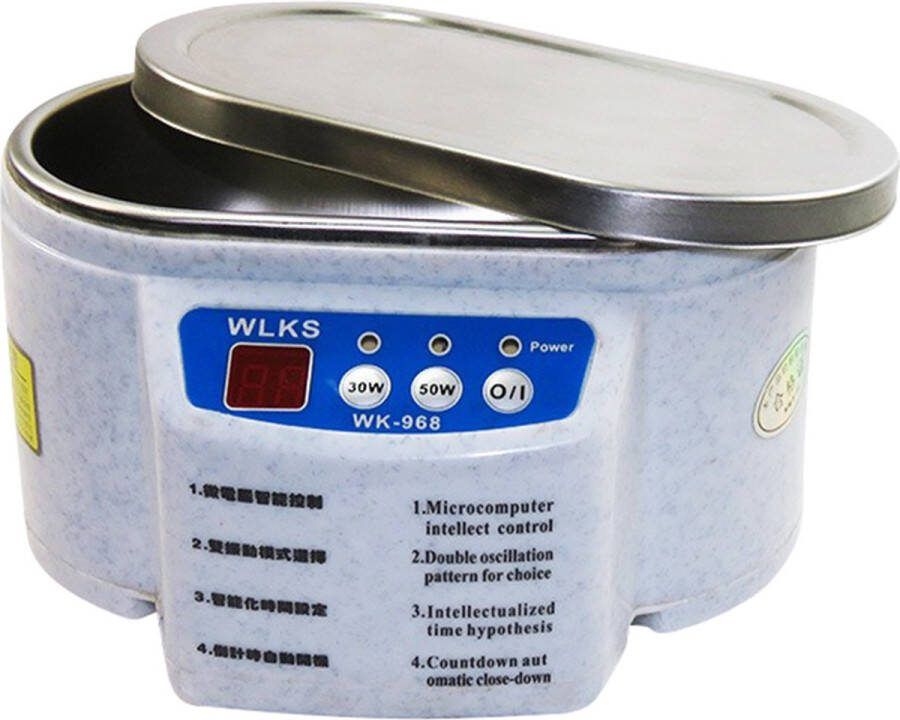 Rique ultrasoon reiniger- ultrasone reiniger ultrasoon reiniger voor brillen sieraden reiniger juwelen reiniger brilbad 500 ml