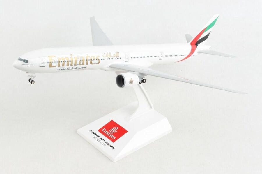 Risesoon Schaalmodel Emirates Boeing vliegtuig 777-300ER schaal 1:200 lengte 36 95cm