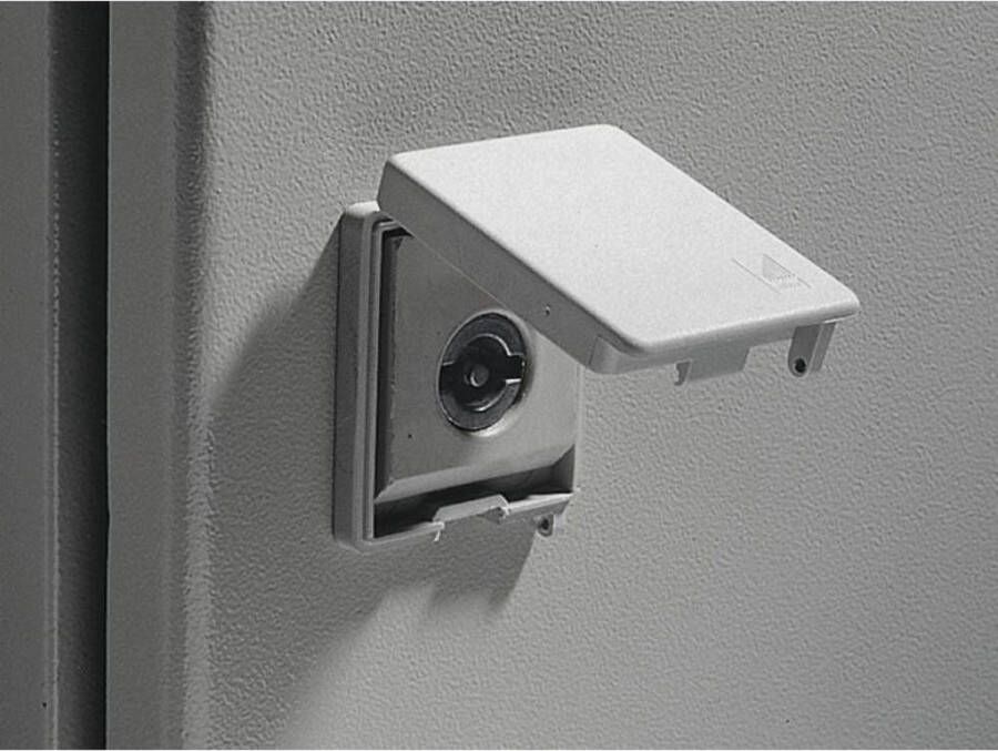 Rittal SZ 2476.100 Afdekking voor sleutelkast Afsluitbaar Polyamide Grijs 2 stuk(s)