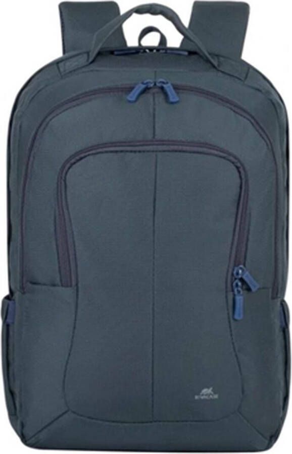 Riva Case RivaCase 8460 Bulker Schooltas Jongen Schooltas met Laptopvak Laptop Rugzak 17.3 Inch Extra vak voor 10.1 Inch tablet Back to School Donkerblauw