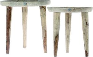 Riverdale Bijzettafel Gowa Naturel Ø45xH46 cm