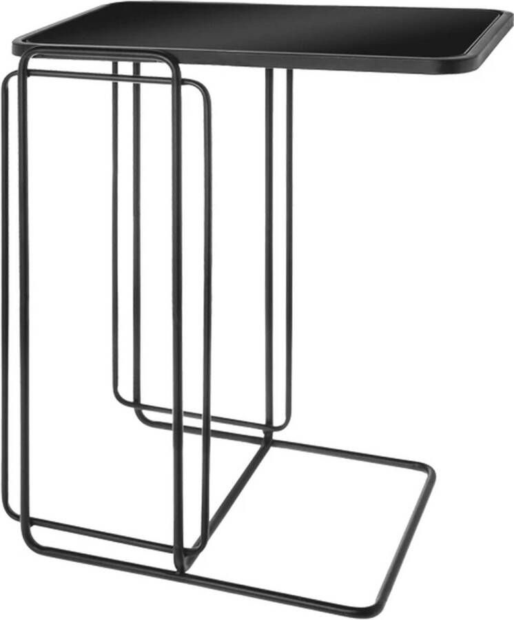Riverdale Bijzettafel Roma zwart 55cm Zwart