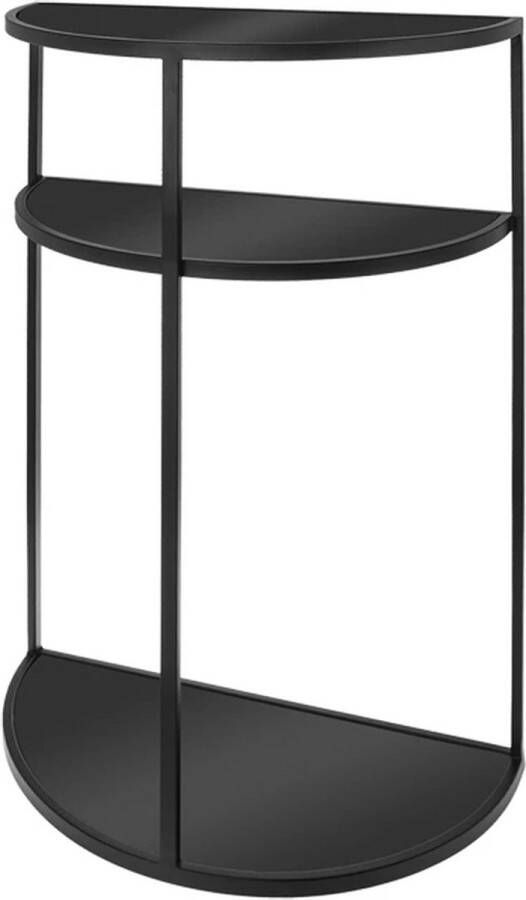 Riverdale Bijzettafel Roma zwart 70cm Zwart