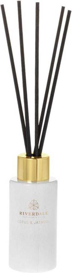 Riverdale geurstokjes Boutique Lotus & Jasmine wit 40 ml