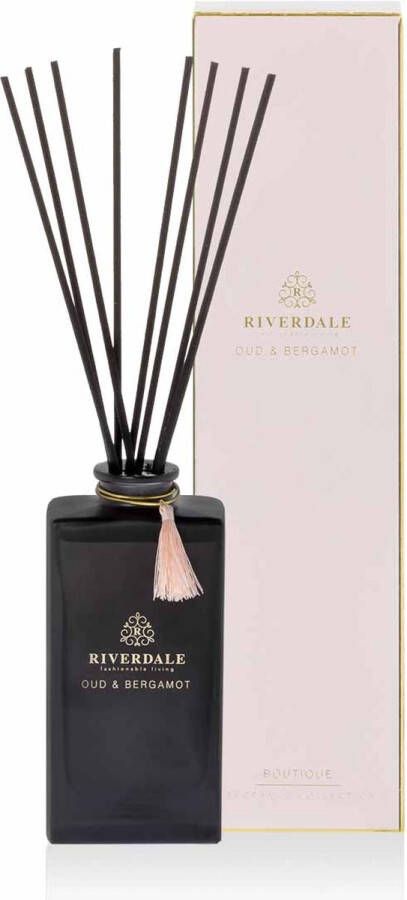 Riverdale Geurstokjes Boutique 140ml roze Oud & Bergamot Roze