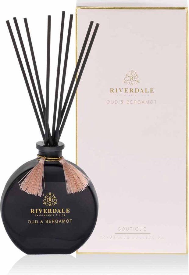 Riverdale geurstokjes Boutique Oud & Bergamot roze 90 ml