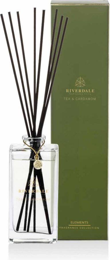 Riverdale geurstokjes Boutique Tea & Cardamom groen 140 ml