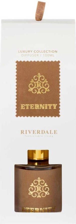Riverdale Eternity Geurstokjes Magnolia & Iris 100ml Bruin