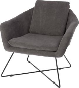 Riverdale Fauteuil Ridge antraciet 82cm Zwart