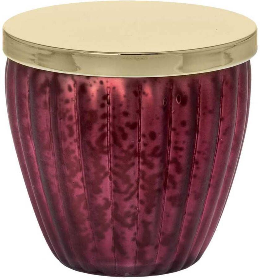 Riverdale Pax Geurkaars in pot Cinnamon burgundy 11cm Paars