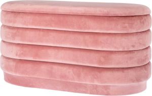 Riverdale Poef Beau oud roze 80cm Roze