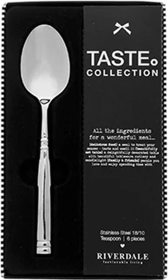 Riverdale Theelepels Set 12 Stuks Theelepeltjes Koffielepels Koffielepeltjes RVS 14.5cm Zilver