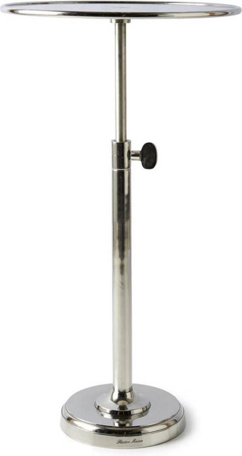 Riviera Maison Bijzettafel Verstelbaar Venice Adjustable Sofa Table L Zilver
