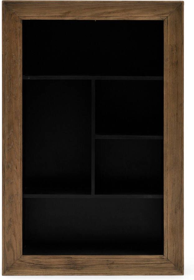 Riviera Maison Boekenkast industrieel Eivissa Book Cabinet Small Gerecycled Eikenhout Bruin