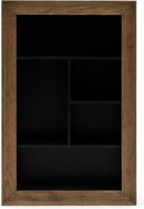 Riviera-Maison Boekenkast industrieel Eivissa Book Cabinet Small Gerecycled Eikenhout Bruin