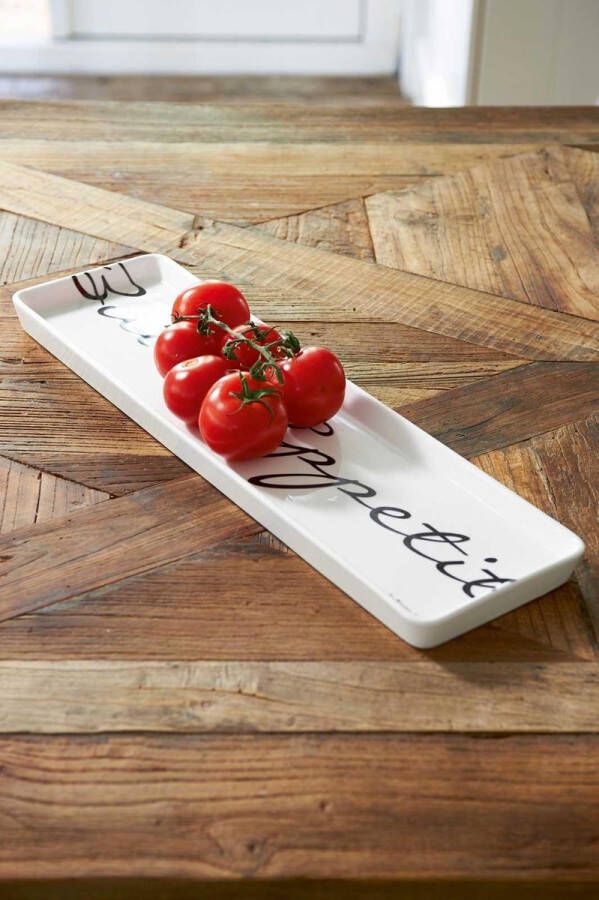 Riviera Maison Rivièra Maison Buon Appetito Rectangular Plate Dinerbord 48 x 13 cm