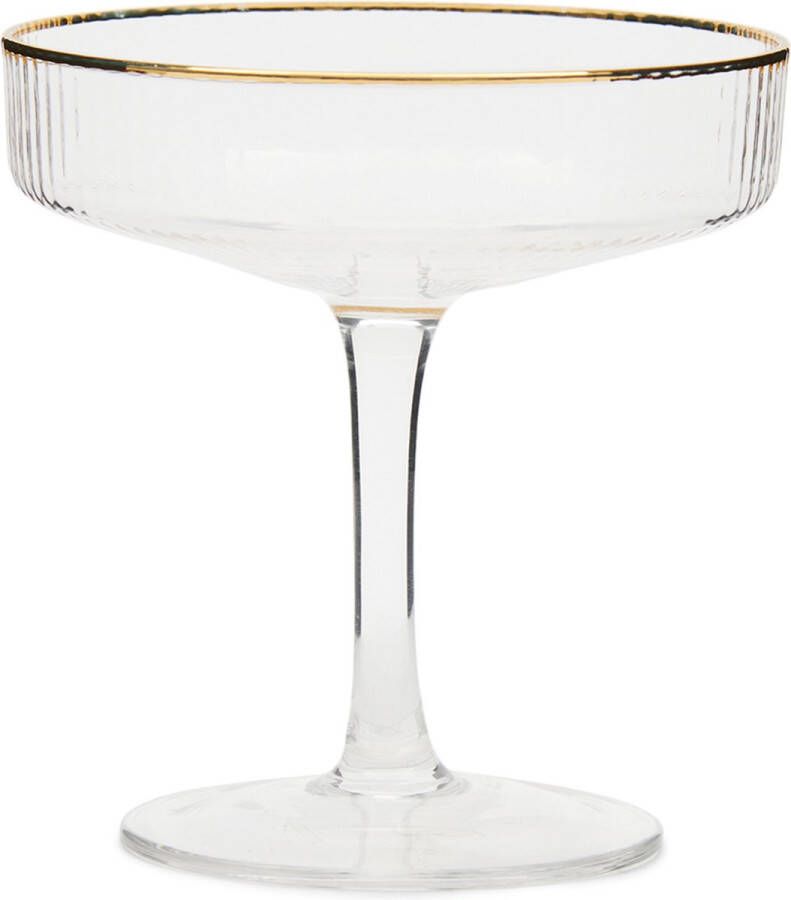 Riviera Maison champagnecoupe champagneGlas Maison Coupe Transparant Glas 165 ml 1 stuk