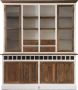 Riviera Maison Buffetkast Met Wijnrek Driftwood Double Cabinet With Winerack Wit - Thumbnail 1