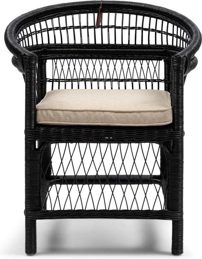 Riviera Maison Eetkamerstoel Met Armleuning Victoria Falls Dining Armchair Zwart