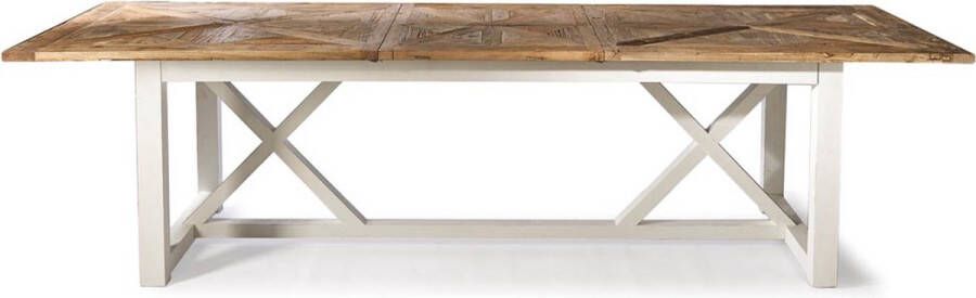 Riviera Maison Eettafel Uitschuifbaar Château Chassigny Dining Table extendable Wit