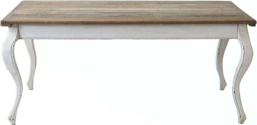 Riviera Maison Eettafel Uitschuifbaar Driftwood Dining Table Extendable 180 280x90 cm Wit