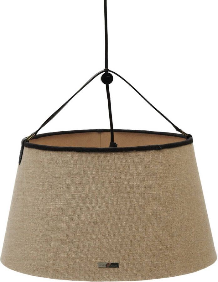 Riviera Maison Hanglamp eetkamer Harbor Buckle Shade Hanging Lamp Beige Maat M