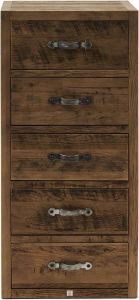 Riviera Maison Ladekast Hout Connaught Chest of Drawers High Bruin