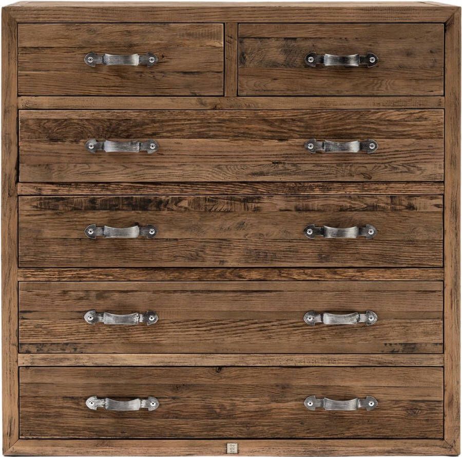 Riviera Maison Ladekast Hout Connaught Chest of Drawers XL Bruin
