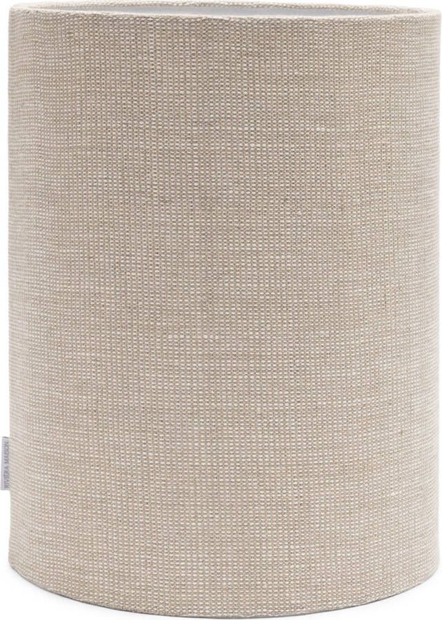 Riviera Maison Lampenkap Hoog Beige linnen dia 30 cm E27 Cylinder lampenkap voor staande lamp of tafellamp
