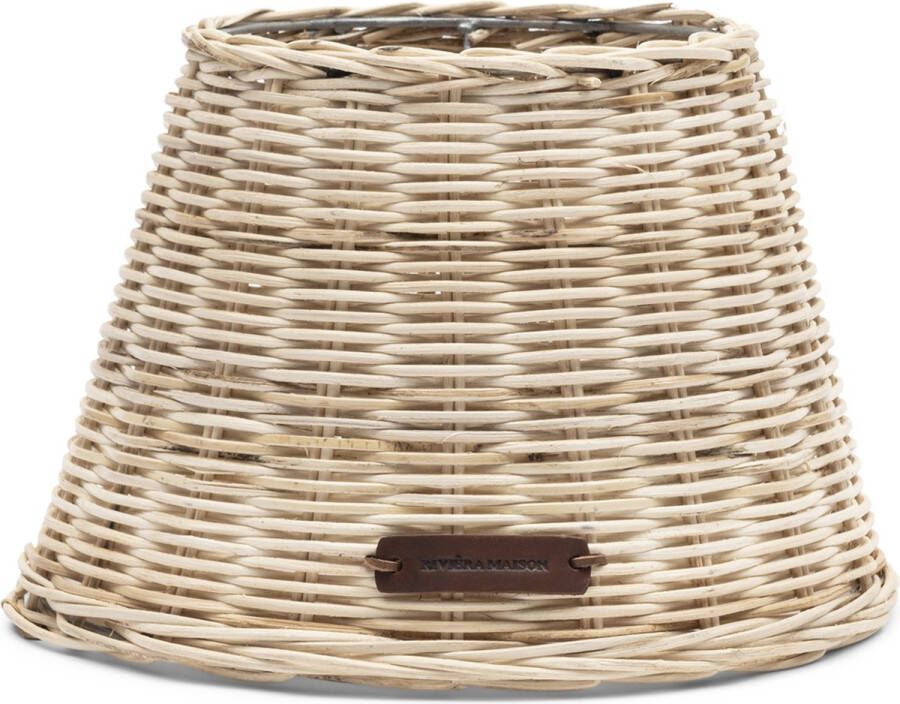 Riviera Maison Lampenkap Klein rotan ovaal landelijk Naxos lampenkap riet dia 24 cm