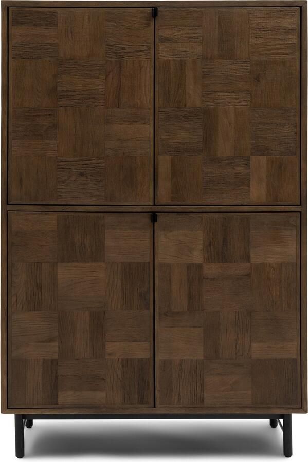 Rivièra Maison Opbergkast Mac Arthur Park Eikenhout 151 x 105cm Bruin