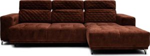 Riviera Maison Marciana E S CL Right Vel Chestnut Polyester Beukenhout Metaal 196.0x115.0x70.0 cm
