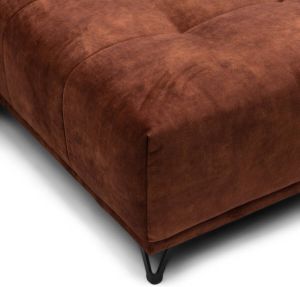 Riviera Maison Marciana S CL Right Vel Chestnut Polyester Beukenhout Metaal 196.0x115.0x70.0 cm