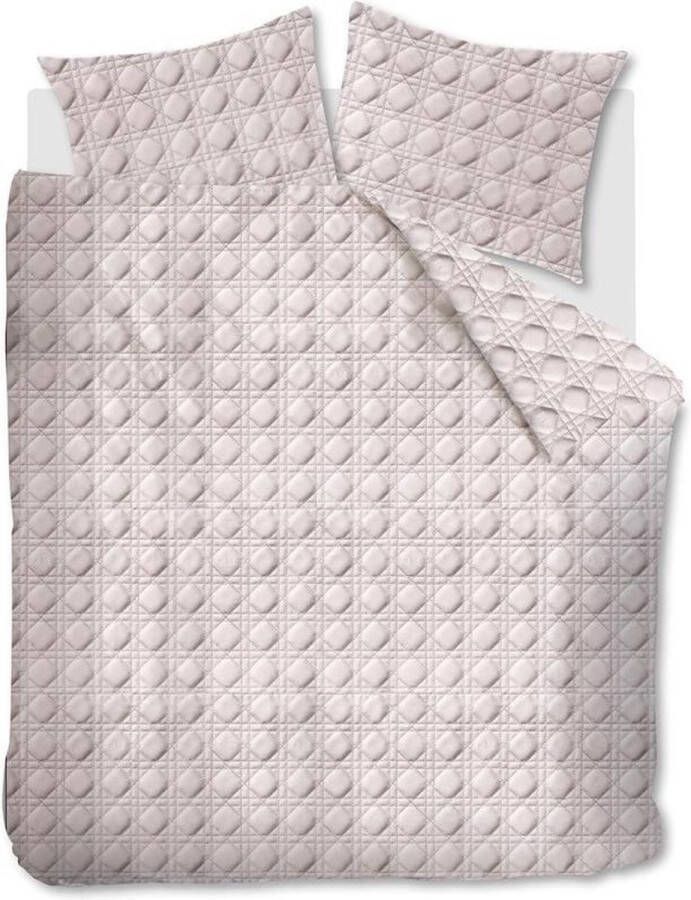 De Vries Slaapcomfort Rivièra Maison Rivièra Maison Mercurial dekbedovertrek 1-persoons (140x200 220 cm + 1 sloop) Katoen Off-White