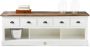 Riviera Maison TV Kast Meubel Newport Flatscreen Dresser 180x45 cm Wit - Thumbnail 1