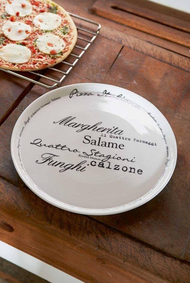 Riviera Maison Pizza Italiana Plate