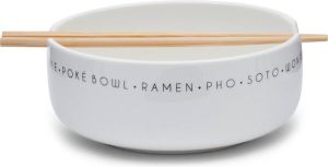 Riviera Maison Poke Bowl Kom RM Loves Soul Food Poké Bowl Wit