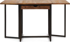 Riviera Maison Eettafel Uitschuifbaar Shelter Island Folding Dining Table Zwart