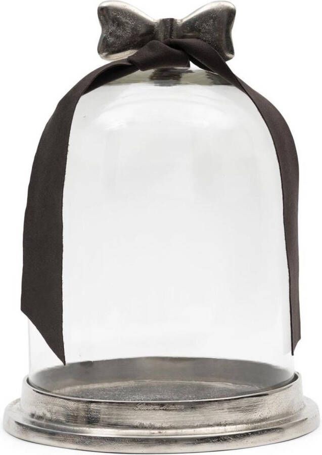 Riviera Maison Stolp Glas Classic Bow Cloche M Transparant