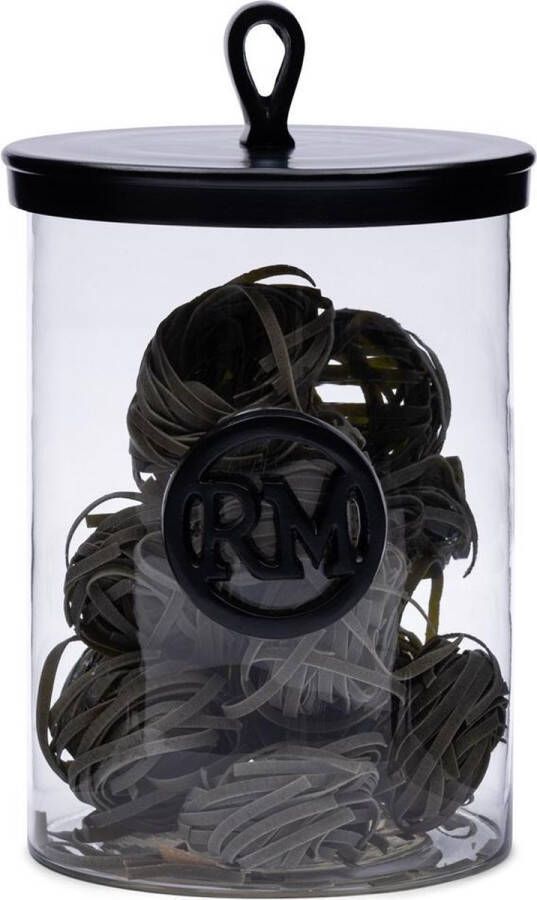 Riviera Maison Voorraadpotten Glas Met Deksel RM Soho Storage Jar L Transparant 1 Stuks