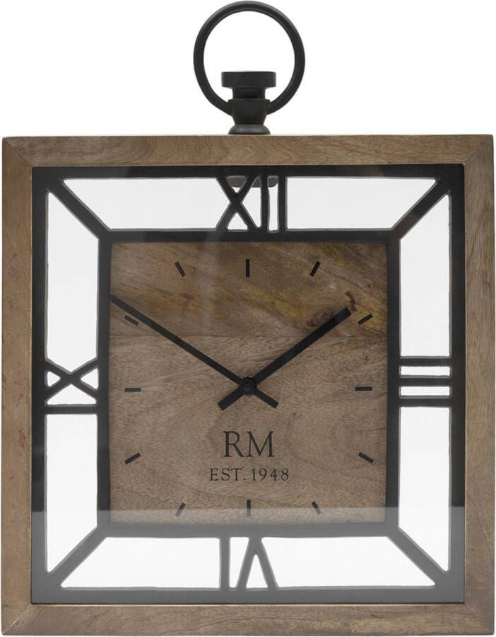 Rivièra Maison Riviera Maison Queens Square Wall Clock 33.0x5.0x33.0 cm