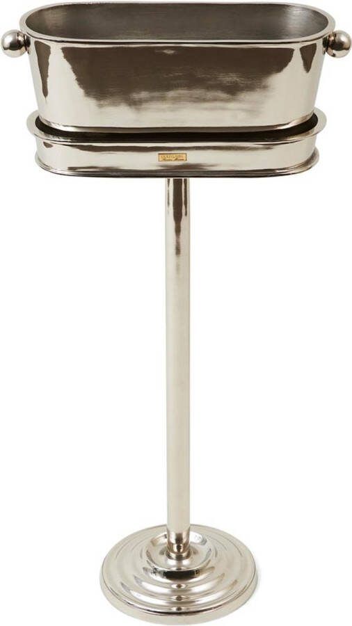 Rivièra Maison Luxe Wijnkoeler in S30 Zilver gemaakt van A34 Aluminium 15x40x82 cm