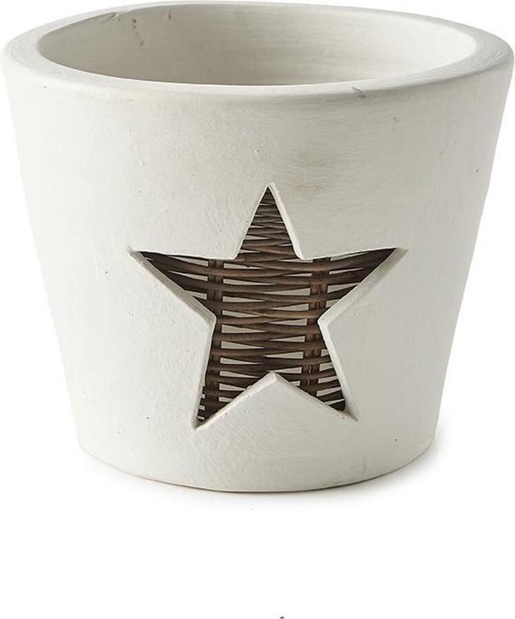 Riviera Maison Winter Star Pot M Bloempot